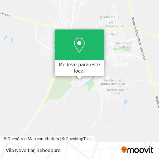 Vila Novo Lar mapa