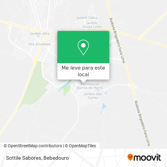 Sottile Sabores mapa