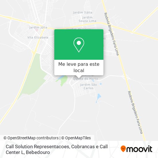 Call Solution Representacoes, Cobrancas e Call Center L mapa