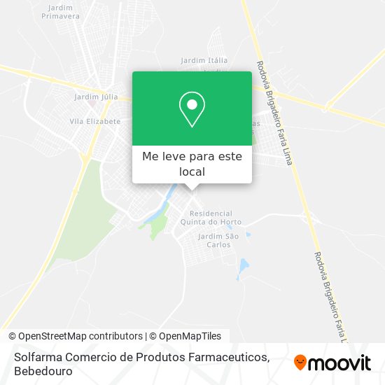 Solfarma Comercio de Produtos Farmaceuticos mapa