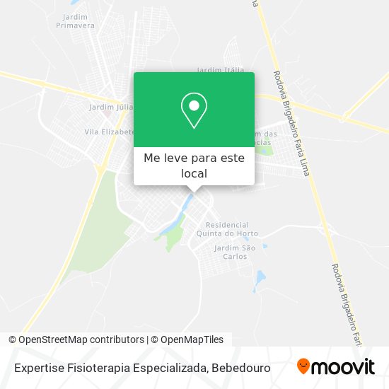 Expertise Fisioterapia Especializada mapa