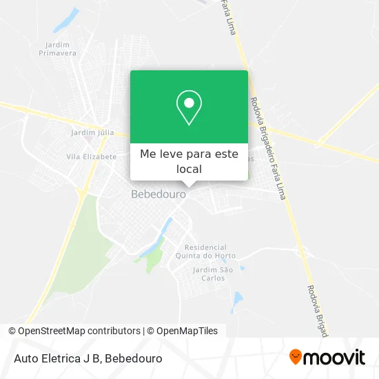 Auto Eletrica J B mapa