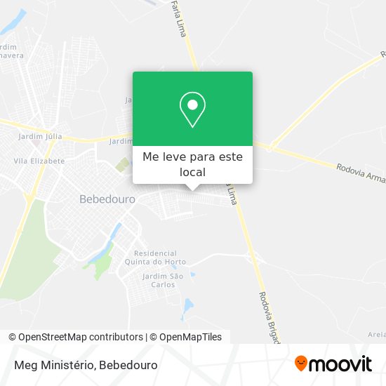 Meg Ministério mapa