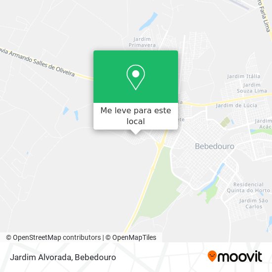 Jardim Alvorada mapa