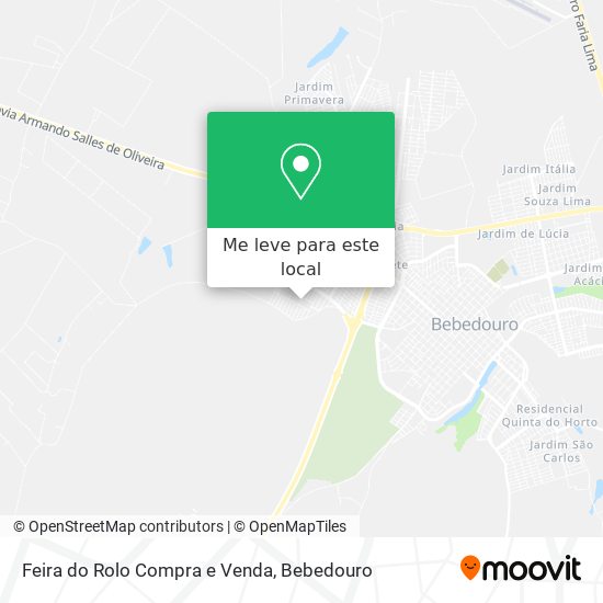 Feira do Rolo Compra e Venda mapa