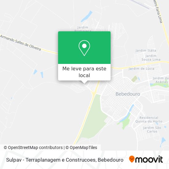 Sulpav - Terraplanagem e Construcoes mapa