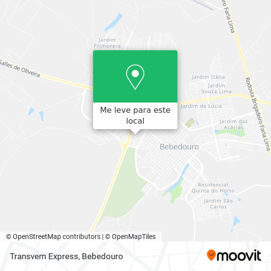 Transvem Express mapa