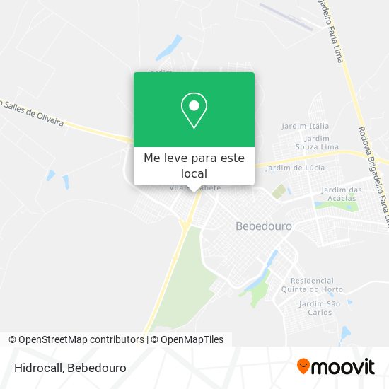 Hidrocall mapa