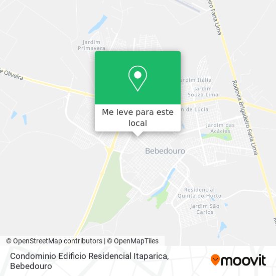 Condominio Edificio Residencial Itaparica mapa