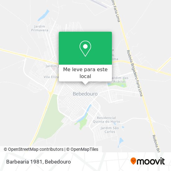 Barbearia 1981 mapa