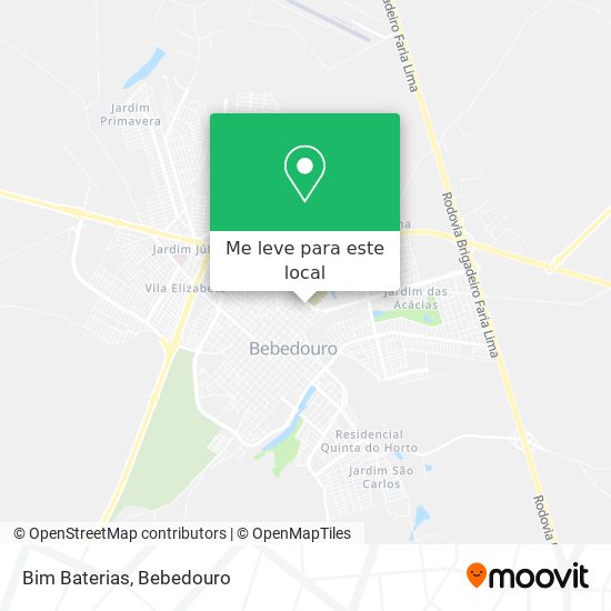 Bim Baterias mapa