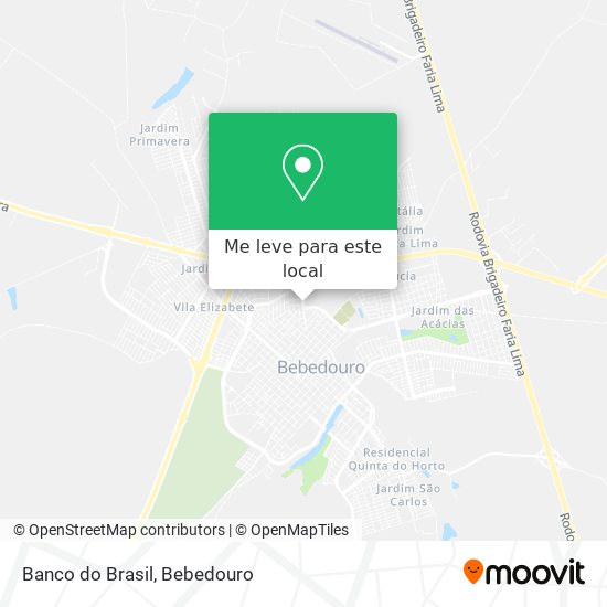 Banco do Brasil mapa