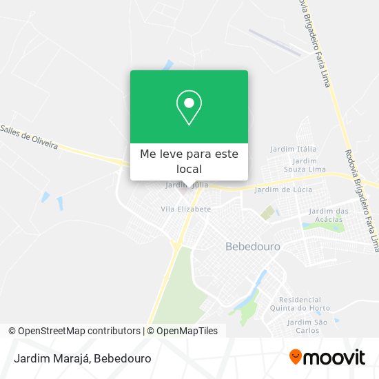 Jardim Marajá mapa