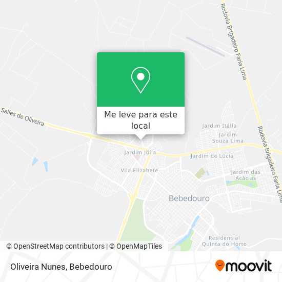 Oliveira Nunes mapa