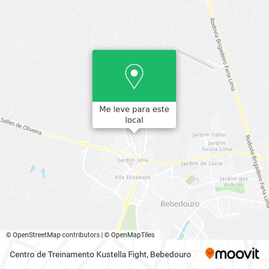 Centro de Treinamento Kustella Fight mapa