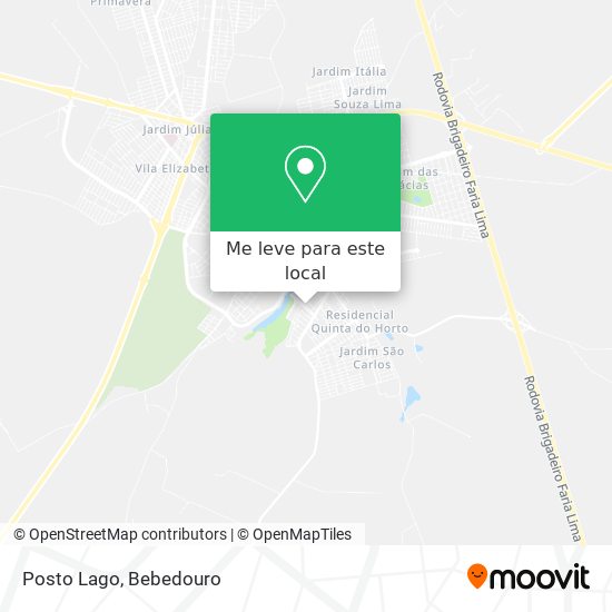 Posto Lago mapa