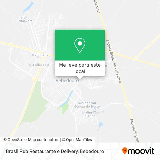 Brasil Pub Restaurante e Delivery mapa