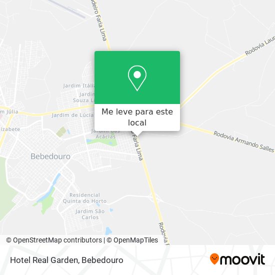 Hotel Real Garden mapa