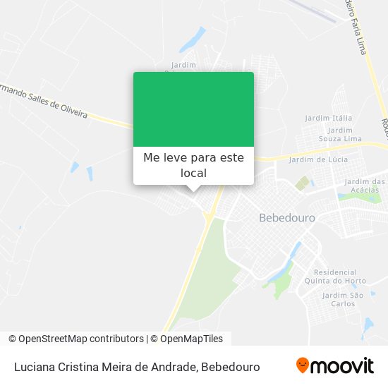 Luciana Cristina Meira de Andrade mapa