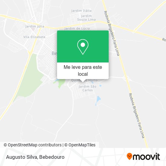 Augusto Silva mapa