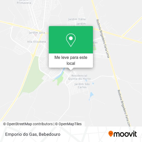 Emporio do Gas mapa