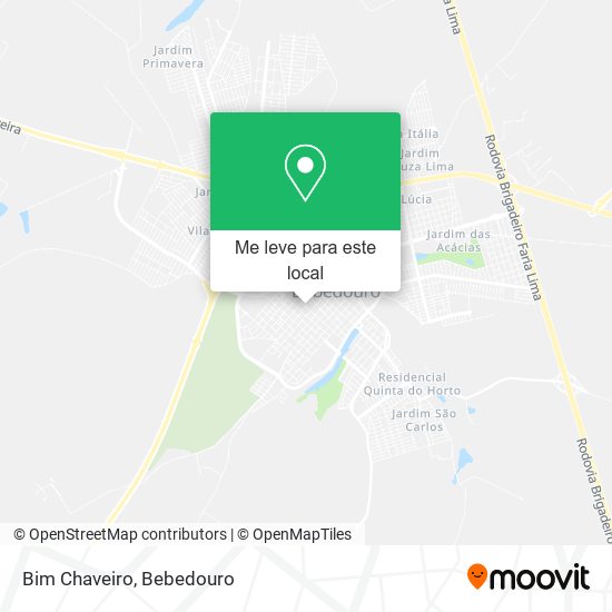 Bim Chaveiro mapa