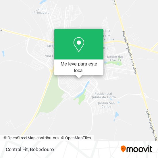 Central Fit mapa
