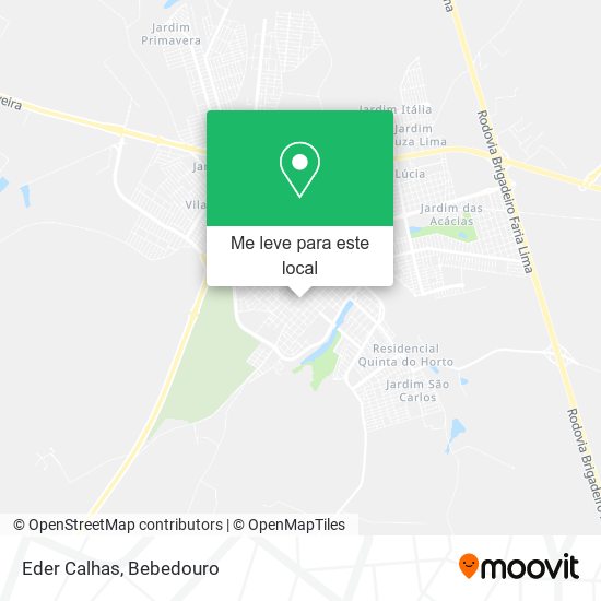 Eder Calhas mapa