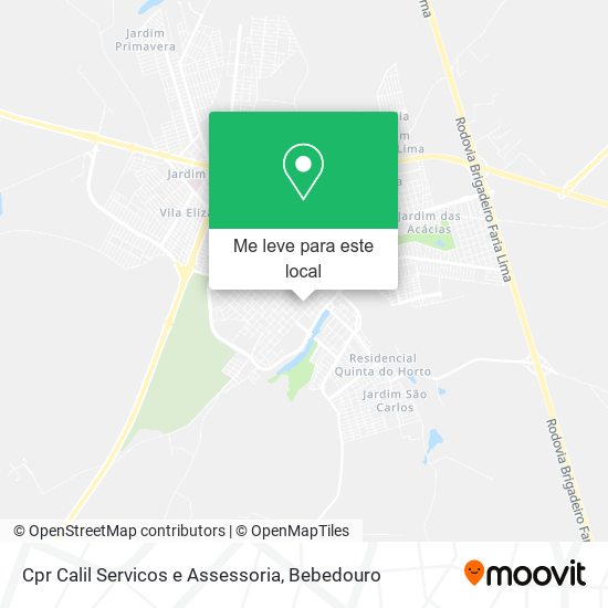 Cpr Calil Servicos e Assessoria mapa