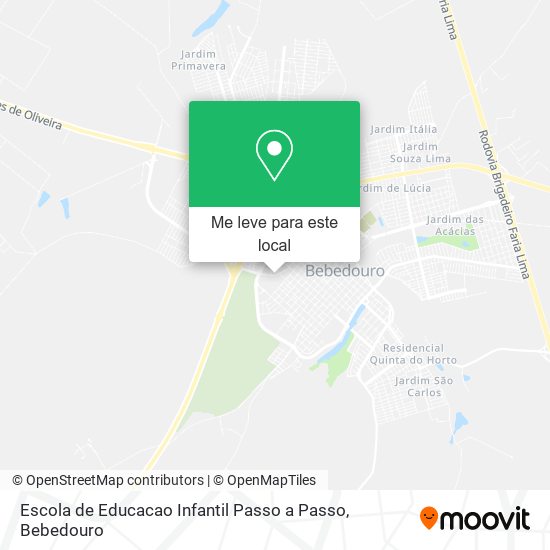 Escola de Educacao Infantil Passo a Passo mapa