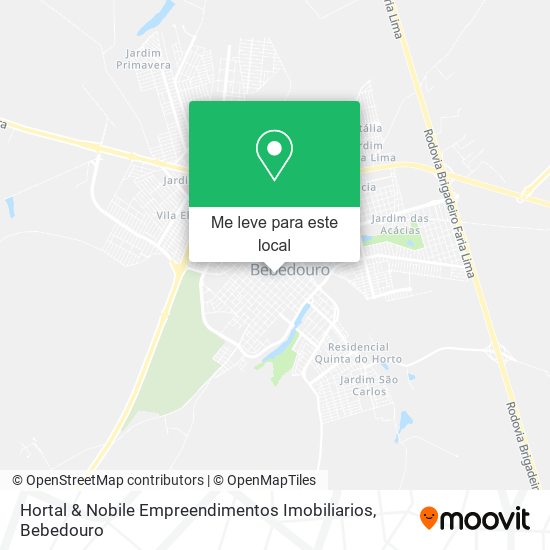 Hortal & Nobile Empreendimentos Imobiliarios mapa