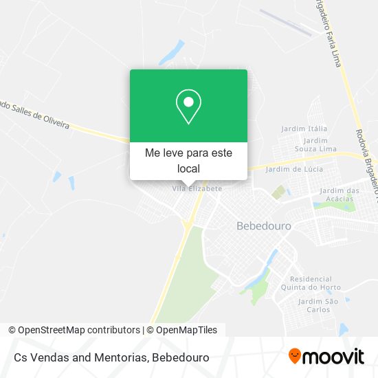 Cs Vendas and Mentorias mapa