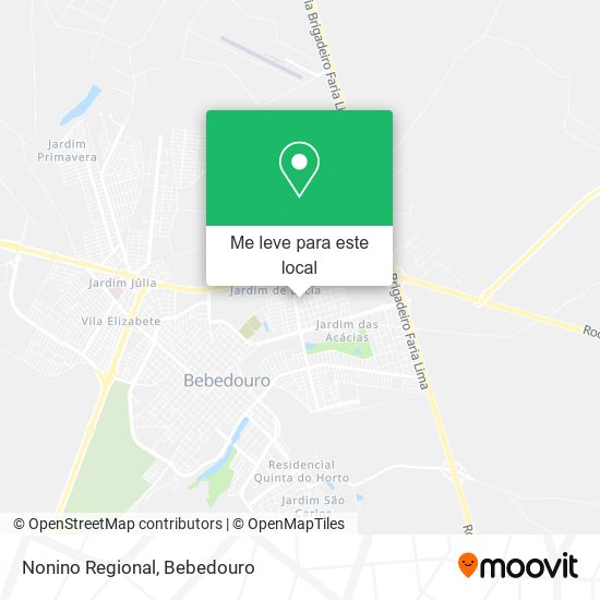 Nonino Regional mapa
