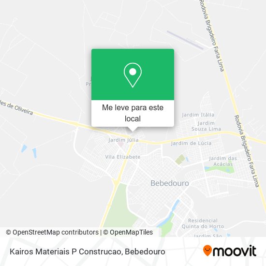 Kairos Materiais P Construcao mapa