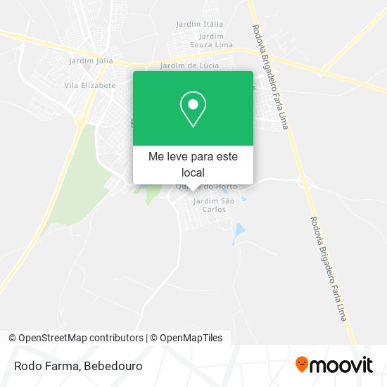 Rodo Farma mapa