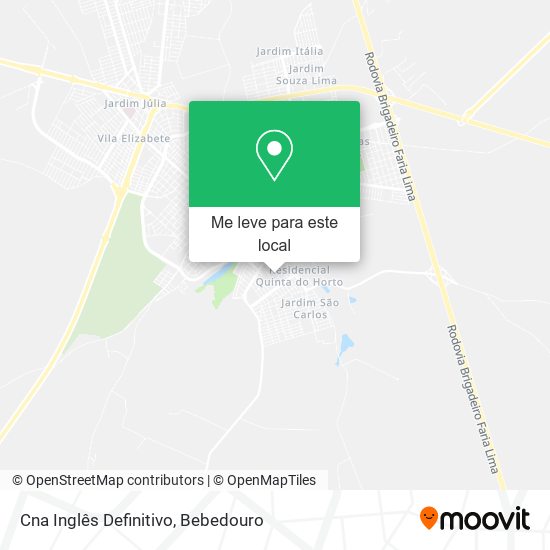 Cna Inglês Definitivo mapa
