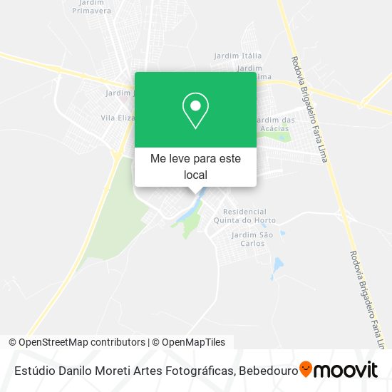 Estúdio Danilo Moreti Artes Fotográficas mapa