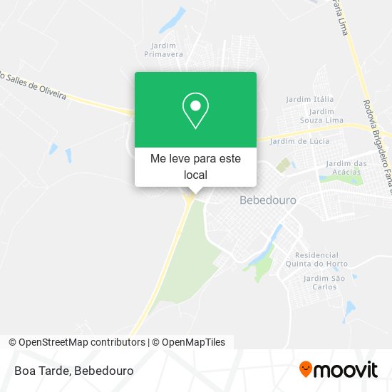 Boa Tarde mapa