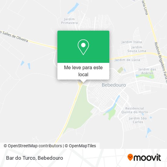 Bar do Turco mapa