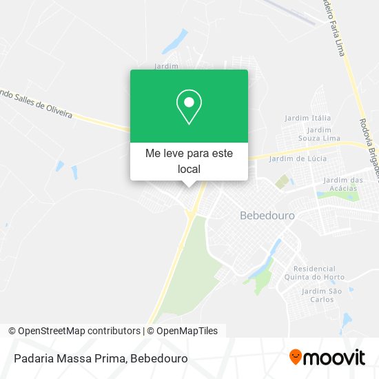 Padaria Massa Prima mapa