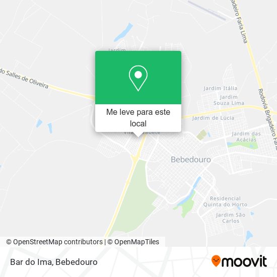 Bar do Ima mapa