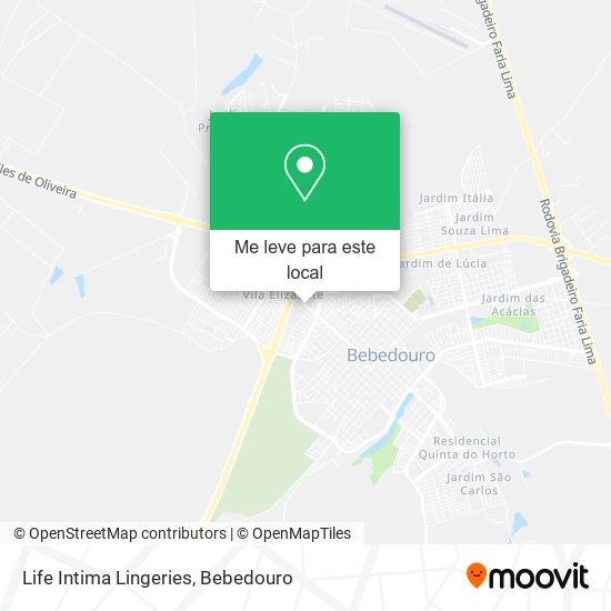 Life Intima Lingeries mapa