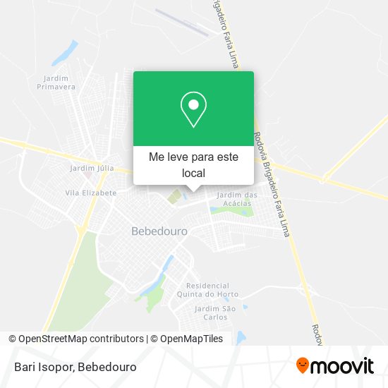 Bari Isopor mapa