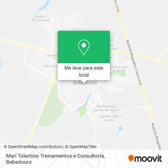Mari Tolentino Treinamentos e Consultoria mapa