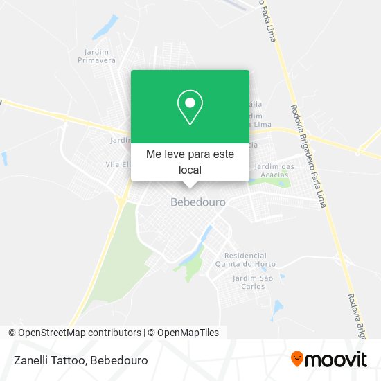 Zanelli Tattoo mapa