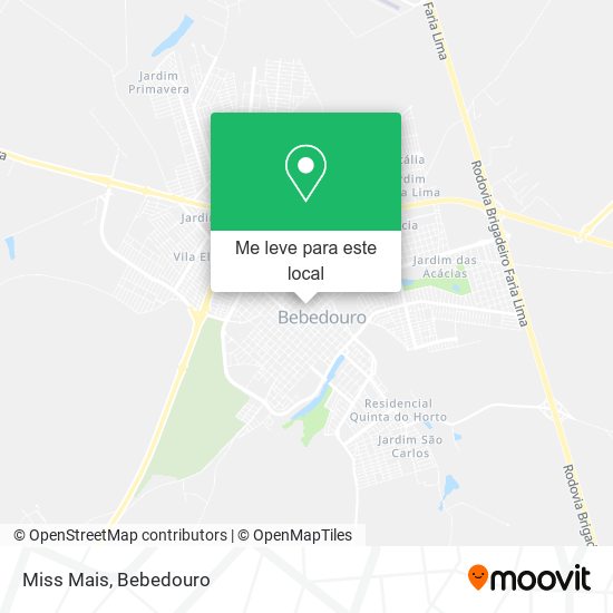 Miss Mais mapa