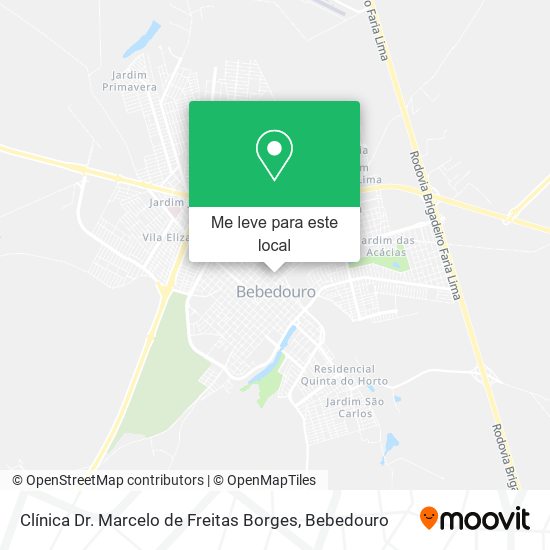 Clínica Dr. Marcelo de Freitas Borges mapa