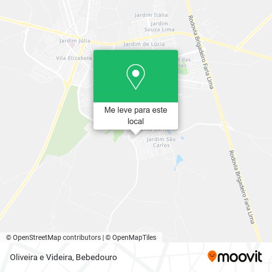 Oliveira e Videira mapa