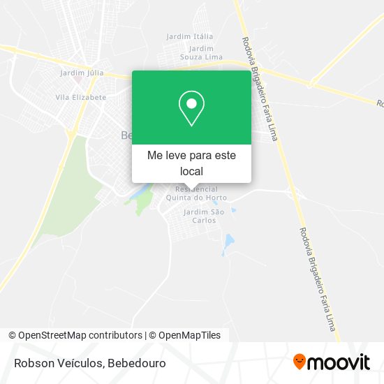 Robson Veículos mapa