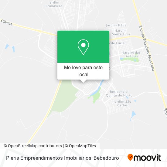 Pieris Empreendimentos Imobiliarios mapa